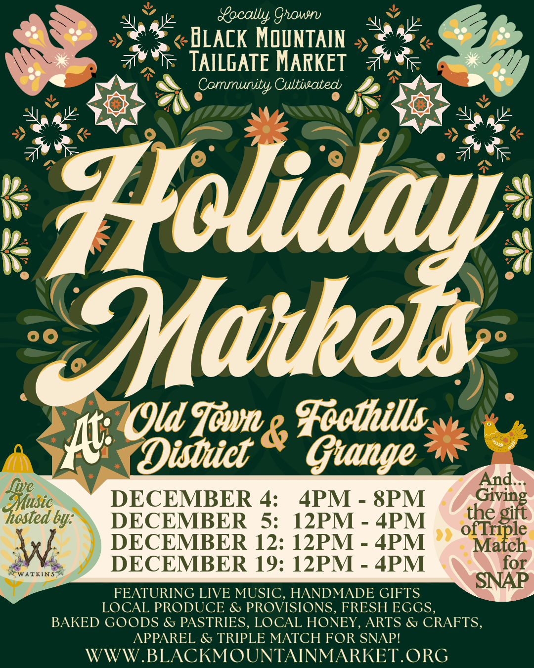 2026 Holiday Markets