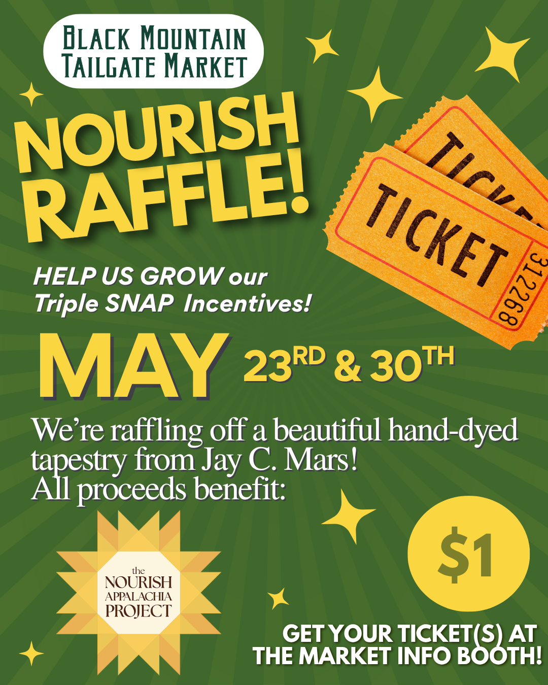 Raffle tapestry